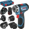Bosch GSR12V-15 Flexiclic Cordless Drill / Driver Set With 4 Heads, Charger & 2 X 2.0Ah Batteries In L-Boxx -Home-Tools Shop Sale thumbnail 4isXOEU6P12FY1xI2SEKgi6Y5CZ7N38FsJwypOaa