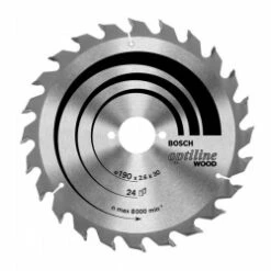 Bosch 190 X 30 X 24 Tungsten Carbide Tip Circular Saw Blade Bosch P/No. 2 608 640 801
