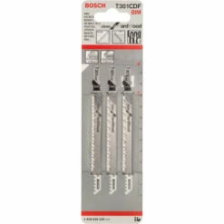 Bosch T301CDF Jigsaw Blade For Wood 4-65mm (Pack Of 5) P/No. 2 608 636 229