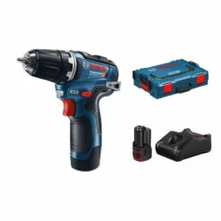 Bosch GSR12V-35 Drill / Driver Hex Head, 2 X 3.0Ah Batteries, Charger & LBOXX