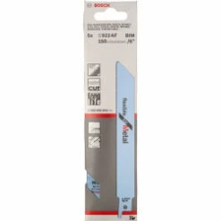 Bosch S922AF Sabre Saw Blade Flexible For Metal (Pack Of 5) P/No. 2 608 656 013