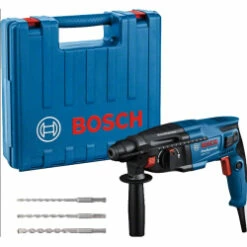 Bosch GBH 2-21D 3 Function SDS+ Hammer Drill 230V + Free 3 Piece Bit Set