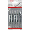 Bosch T144D Jigsaw Blade For Wood 5-50mm (Pack Of 5) P/No. 2 608 630 040