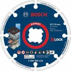 Bosch 115mm X-Lock Expert Diamond Cutting Disc P/No. 2 608 900 532