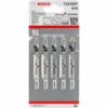 Bosch T10BIF Jigsaw Blade For Laminate 1.5-15mm (Pack Of 5) P/No. 2 608 636 431