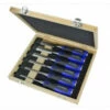 Faithfull 6 Piece Soft Grip Chisel Set In Case