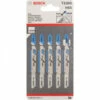 Bosch T118G Jigsaw Blade For Metal 0.5-1.5mm (Pack Of 5) P/No. 2 608 631 012
