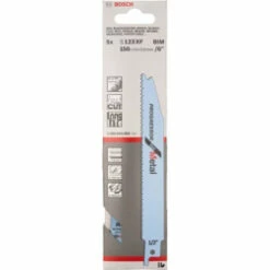 Bosch S123XF Sabre Saw Blade Progressor For Metal (Pack Of 5) P/No. 2 608 654 402