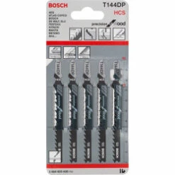 Bosch T144DP Jigsaw Blade For Wood 5-50mm (Pack Of 5) P/No. 2 608 633 A35
