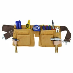 Faithfull Double Tool And Nail Pouch DTNP3