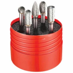 Dormer P88001 5 Piece Rotary Burr Set
