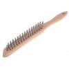 2 Row Heavy Duty Wire Scratch Brush With Wooden Handle -Home-Tools Shop Sale thumbnail gdoz6xww2p8i0rv3