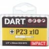 Dart PZ3 X 50mm Impact Driver Bits, Box Of 10 -Home-Tools Shop Sale thumbnail jkr07k1m0jktn96v