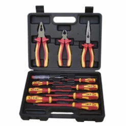 Hilka 11 Piece VDE Plier & Srewdriver Set In Case