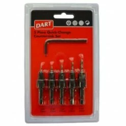 Dart 5 Piece Quick Change Countersink Set DCSSET5