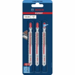 Bosch T301CHM Jigsaw Blades Special For Synthetics Pack Of 3 P/No 2 608 633 164