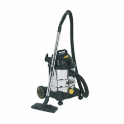 Sealey 20L Industrial Wet / Dry Vacuum Cleaner 1250W 240V Stainless Drum PC200SD230V