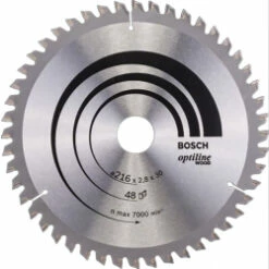 Bosch 216 X 30 X 48 Teeth Optiline Wood Circular Saw Blade P/no. 2 608 640 641