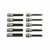 Laser 10 Piece 1/2" Drive 100mm Long Hex Drive Bit Set 7162