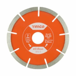 Timco 115 X 22.2mm Mortar Raking Diamond Blade Sintered MRE115