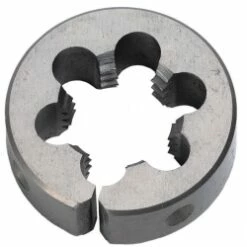 M10 X 1" HSS Round Split Coarse Thread Die